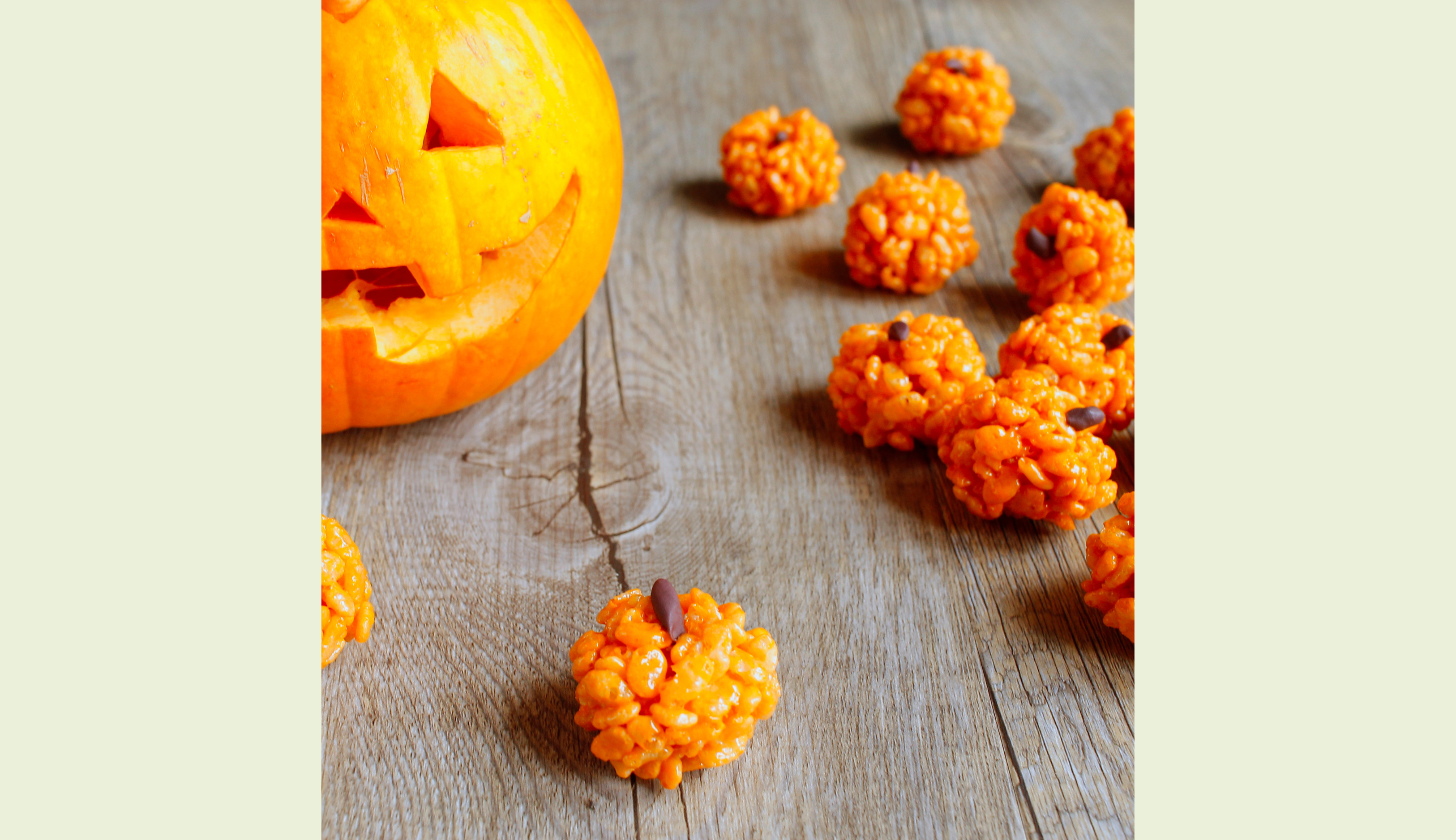 Veggie-Packed Pumpkin Rice Crispy Bites