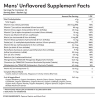 Men's Essential Unflavored Multivitamin