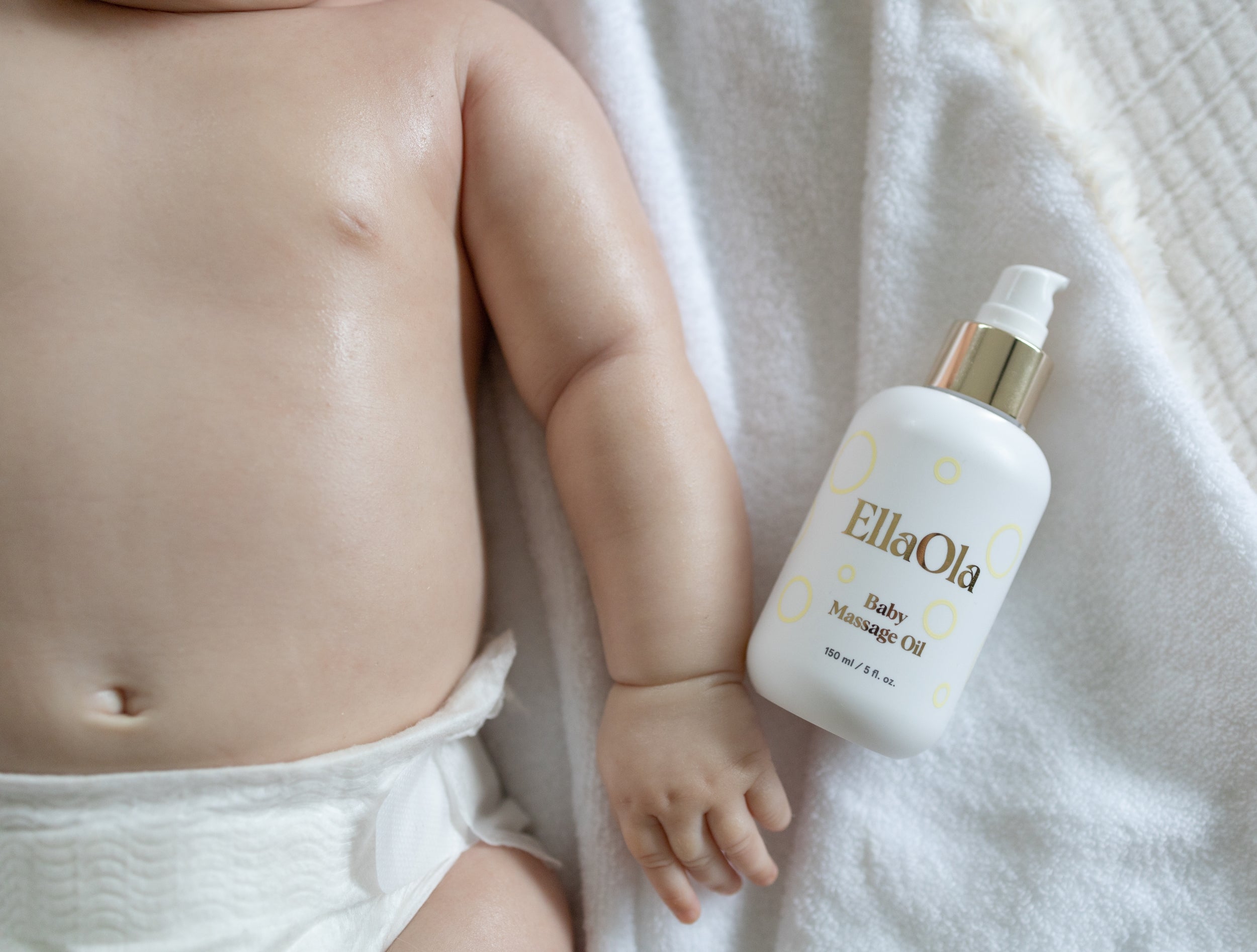 100% Organic Baby Massage Oil