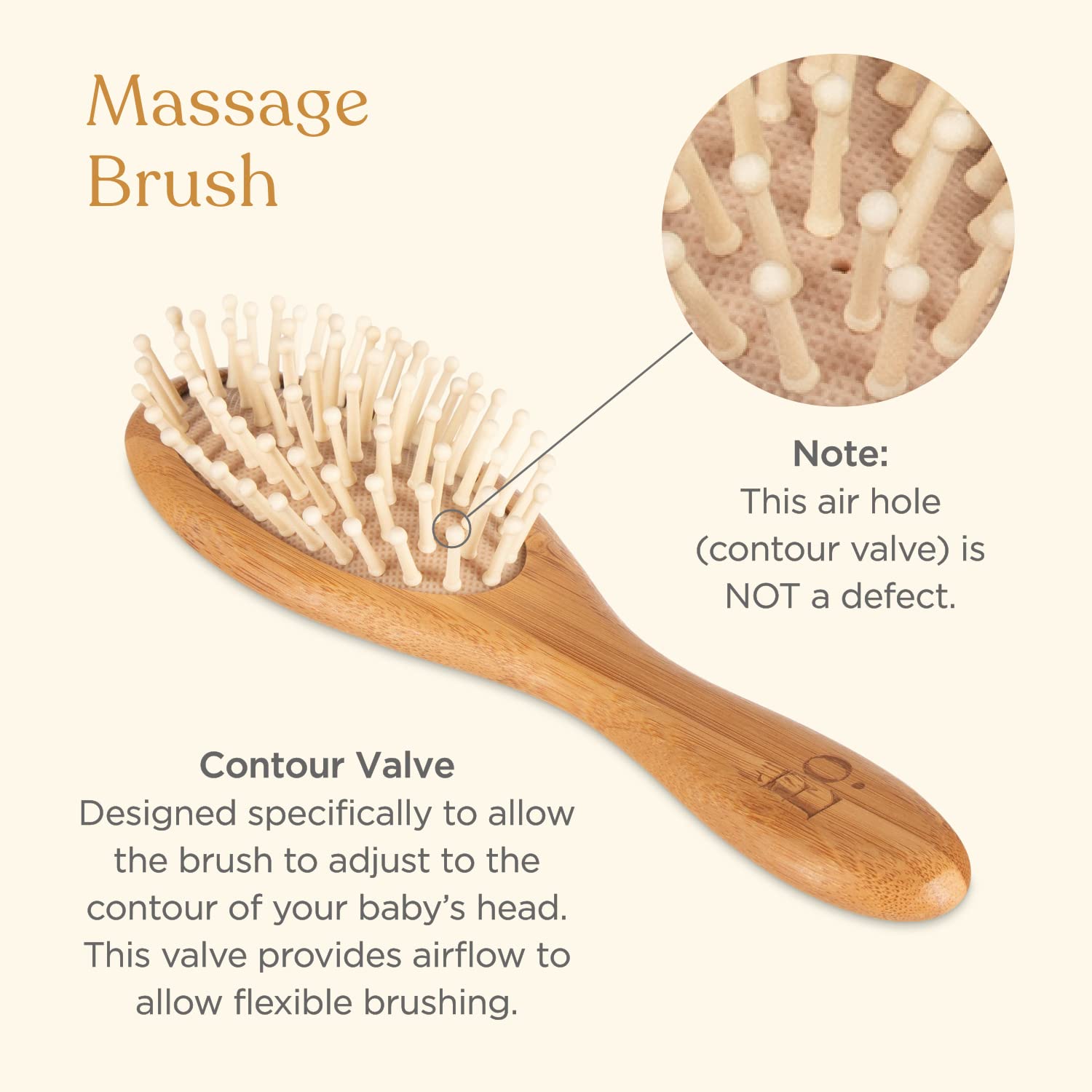 3-Piece Bamboo Brush & Comb Set