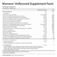 Women’s Essential Unflavored Multivitamin