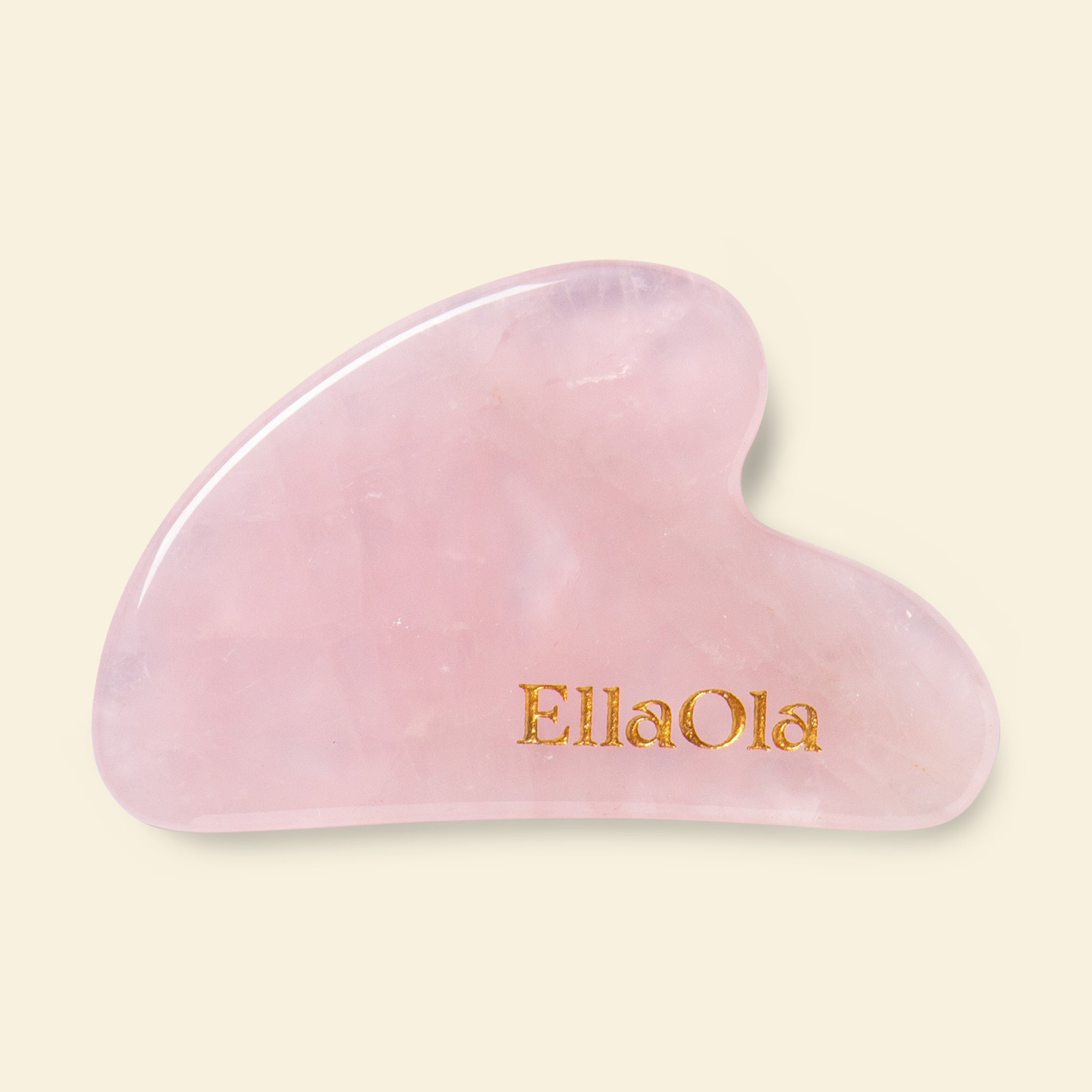 Rose Quartz Gua Sha Facial Lifting Tool